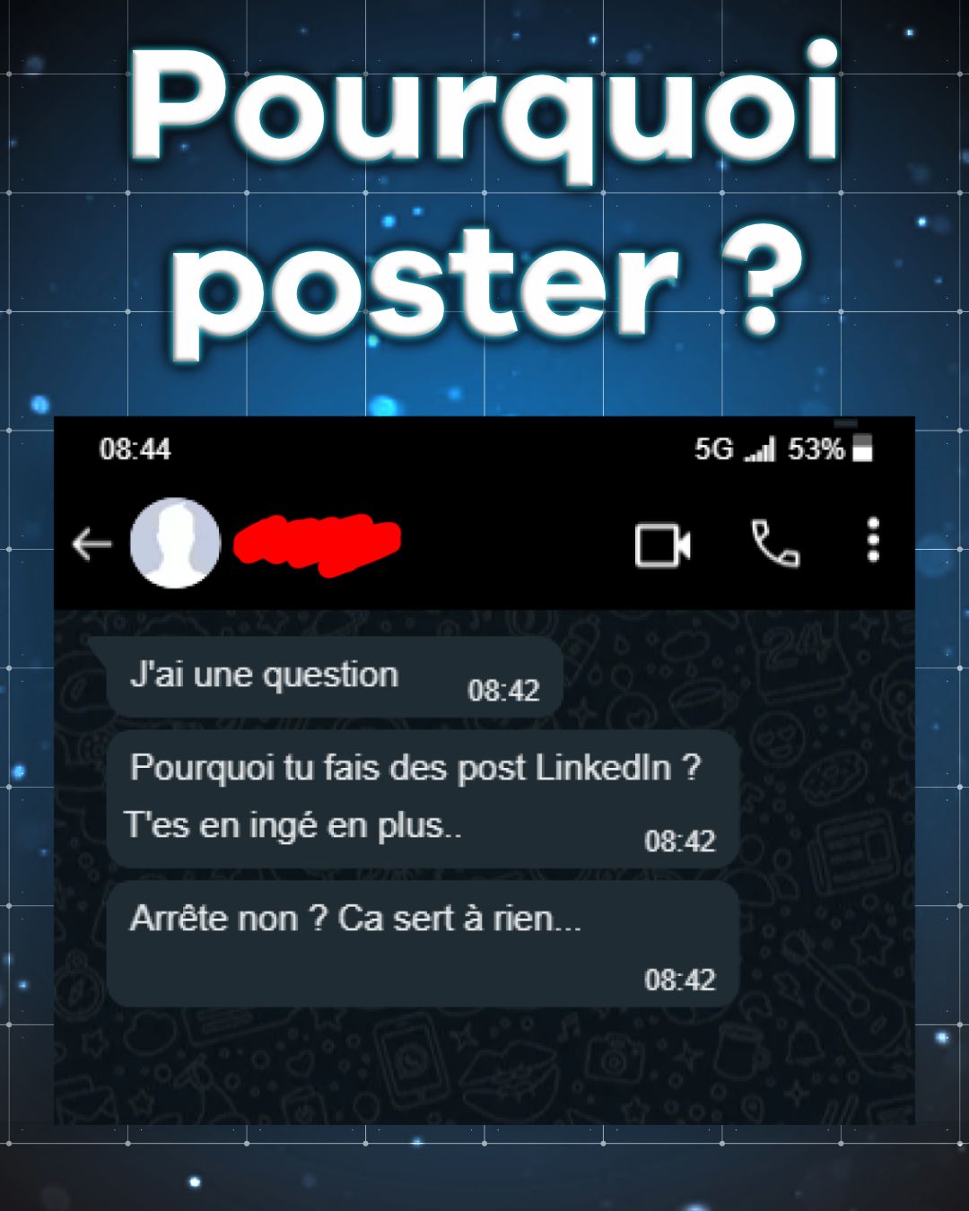Métro, Boulot, Post LinkedIn …