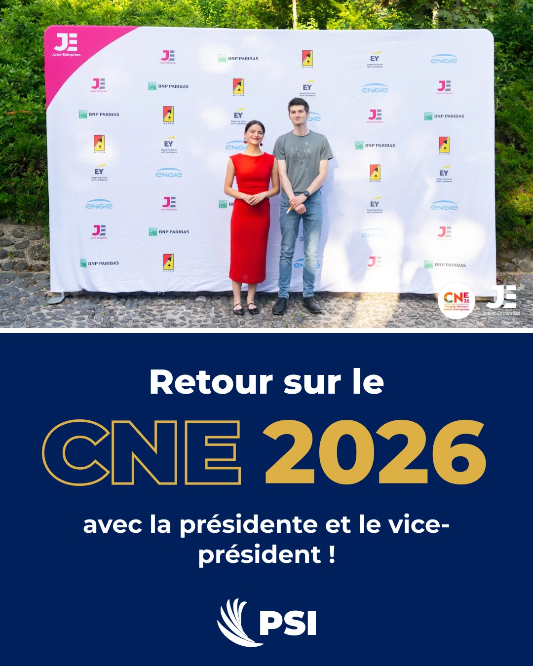 Retour sur le CNE 2026 avec la présidente et le vice-président !
